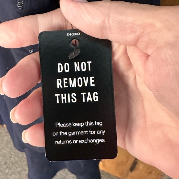 Express Dress Blue w/Silver Accents Great Detailing Long Sleeves NWT Size XL - Picture 14 of 15